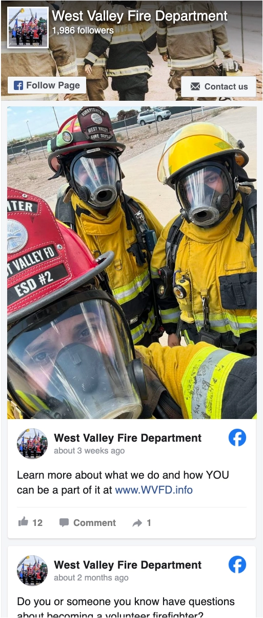 West Valley Fire Department